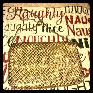 Vintage Gold Metal Bead Bag